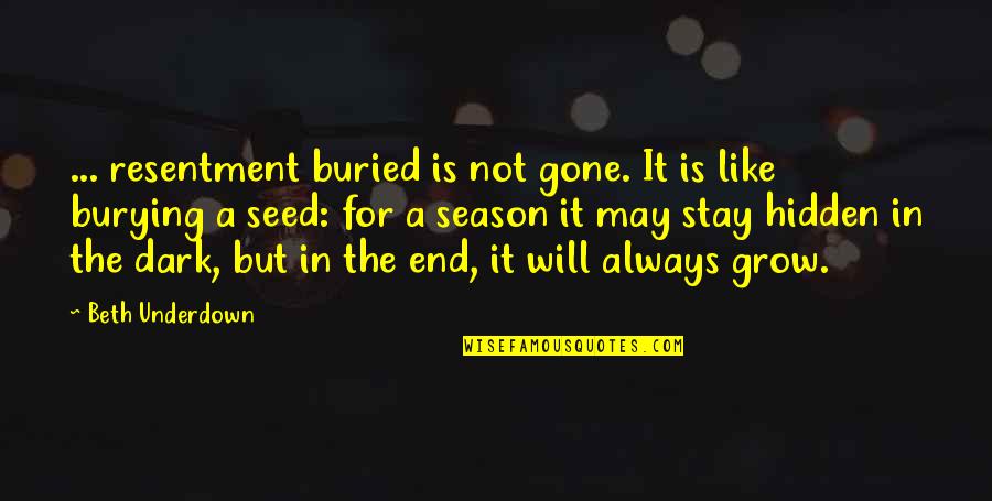 Norske Triste Quotes By Beth Underdown: ... resentment buried is not gone. It is Norske Triste Quotes By Beth Underdown: ... resentment buried is not gone. It is