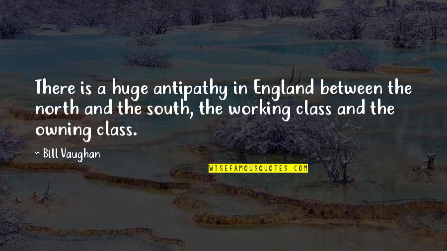 North England Quotes By Bill Vaughan: There is a huge antipathy in England between
