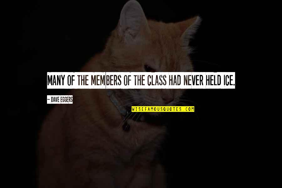 Nostredame Quotes By Dave Eggers: Many of the members of the class had Nostredame Quotes By Dave Eggers: Many of the members of the class had