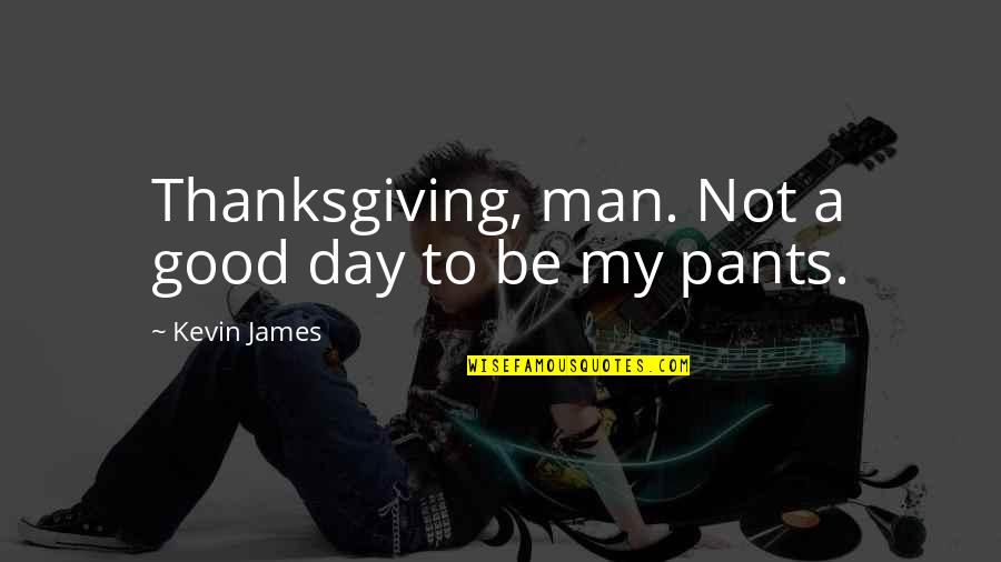 Not A Good Day Quotes By Kevin James: Thanksgiving, man. Not a good day to be