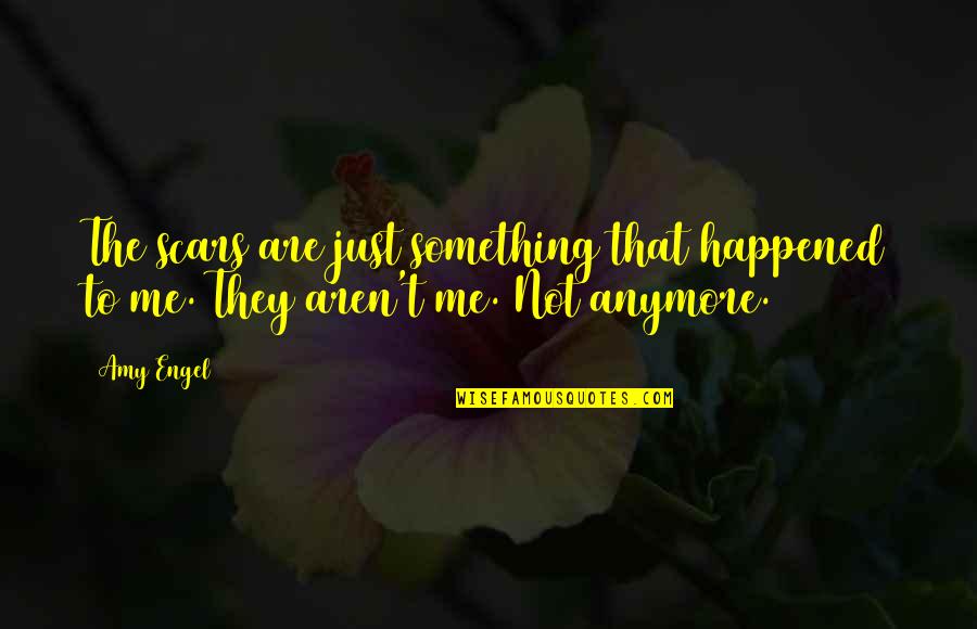 Not Anymore Quotes By Amy Engel: The scars are just something that happened to