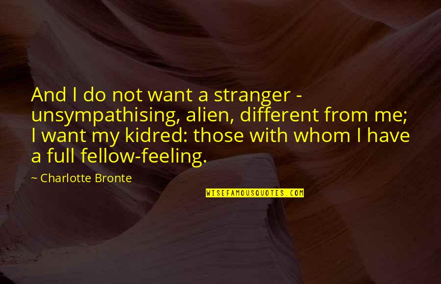 Not Being Understood Tumblr Quotes By Charlotte Bronte: And I do not want a stranger -