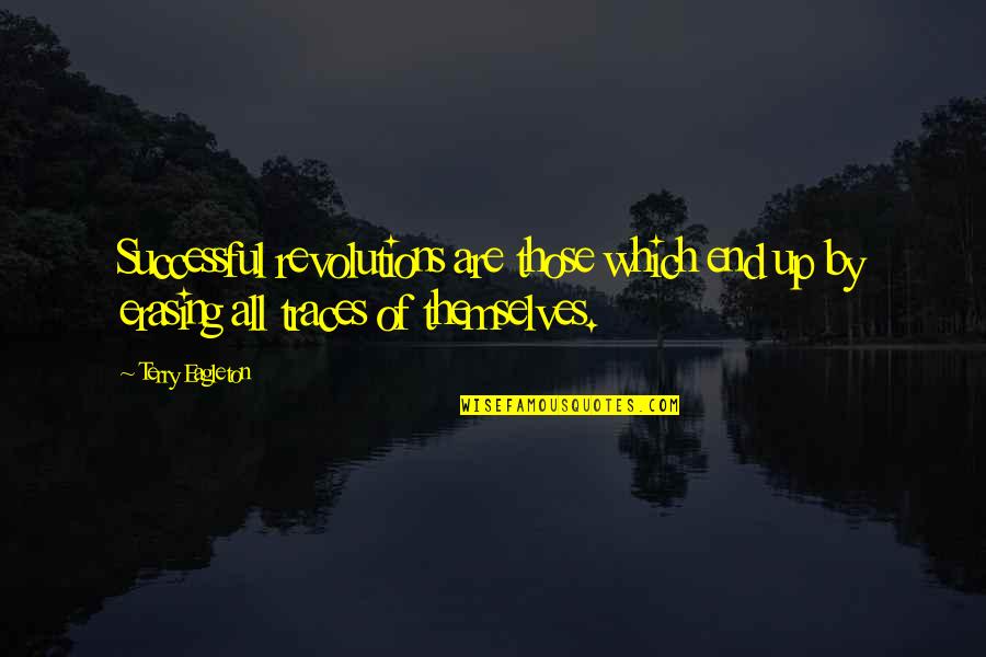 Not Erasing History Quotes By Terry Eagleton: Successful revolutions are those which end up by