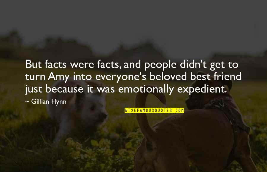Not Everyone Your Friend Quotes By Gillian Flynn: But facts were facts, and people didn't get