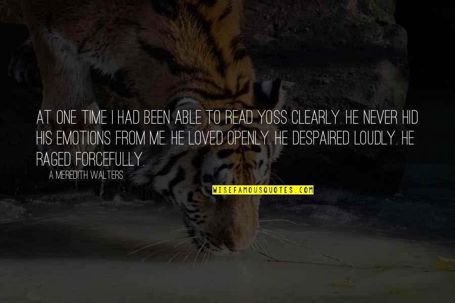 Not Getting Enough Attention In A Relationship Quotes By A Meredith Walters: At one time I had been able to