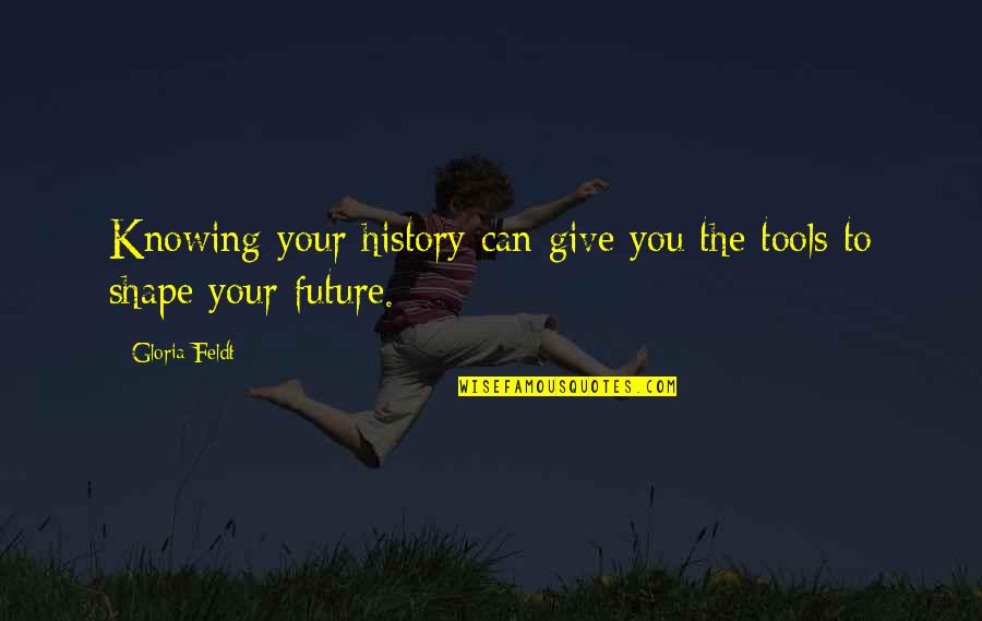 Not Knowing The Future Quotes By Gloria Feldt: Knowing your history can give you the tools