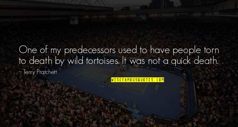 Not Needing Someone To Love You Quotes By Terry Pratchett: One of my predecessors used to have people