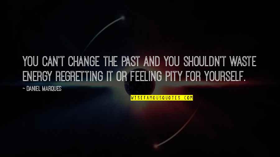 Not Regretting The Past Quotes By Daniel Marques: You can't change the past and you shouldn't