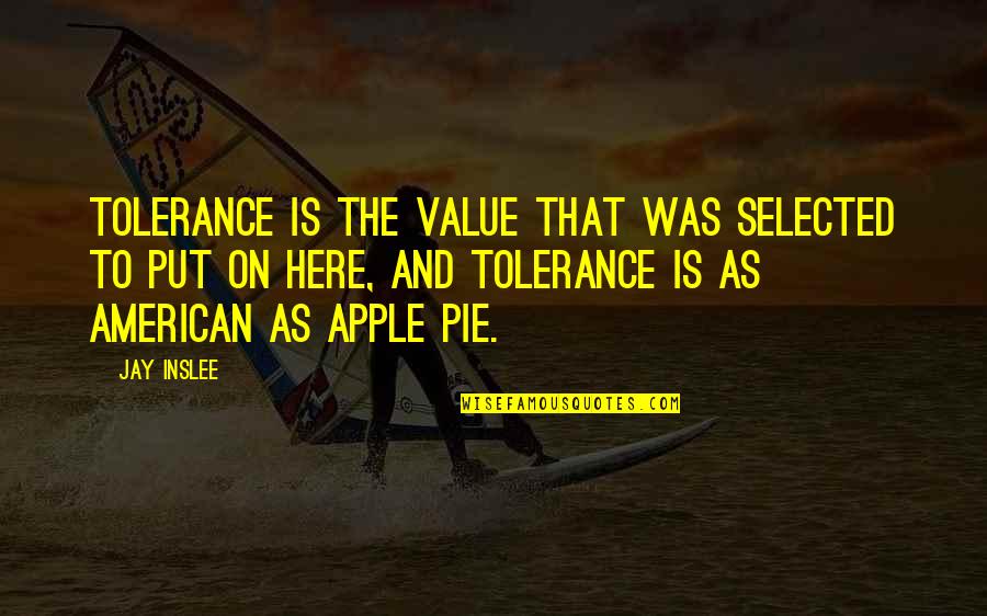 Not Selected Quotes By Jay Inslee: Tolerance is the value that was selected to Not Selected Quotes By Jay Inslee: Tolerance is the value that was selected to