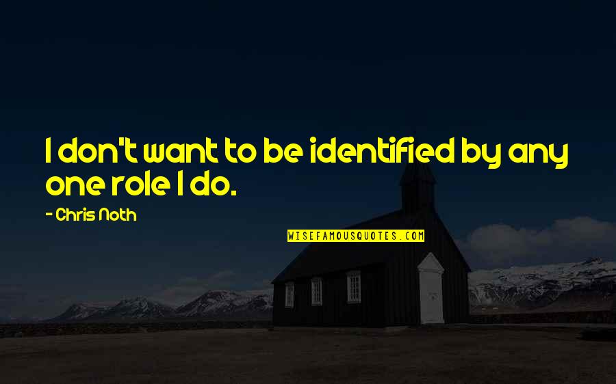 Notebook Beach Scene Quotes By Chris Noth: I don't want to be identified by any Notebook Beach Scene Quotes By Chris Noth: I don't want to be identified by any