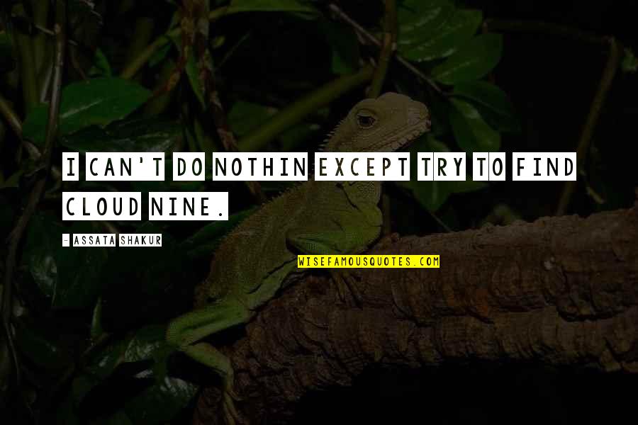 Nothin'd Quotes By Assata Shakur: I can't do nothin except try to find