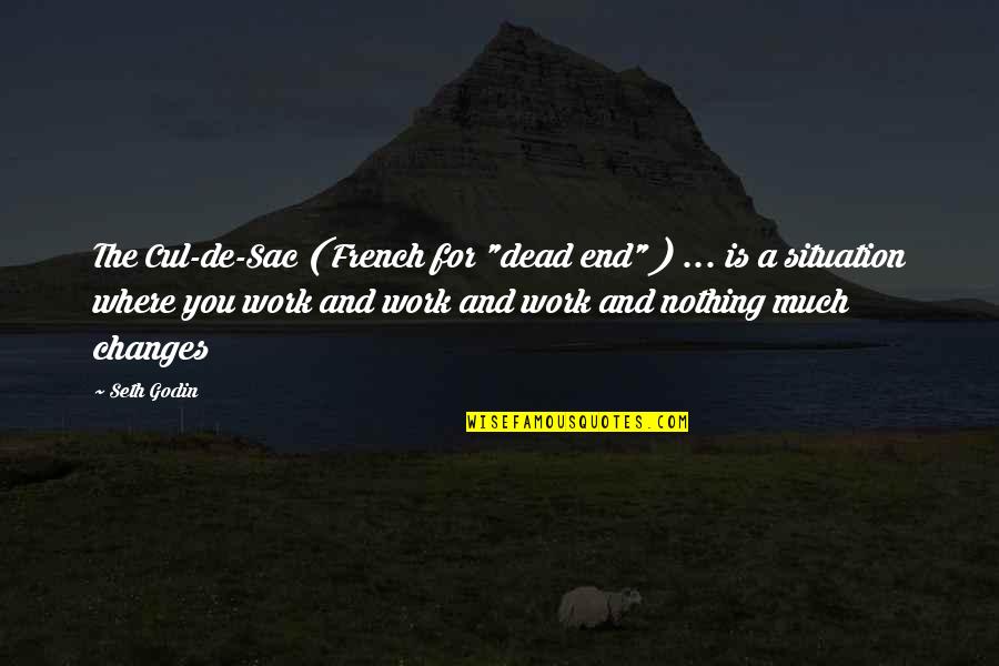Nothing Ever Changes Quotes By Seth Godin: The Cul-de-Sac ( French for "dead end" )
