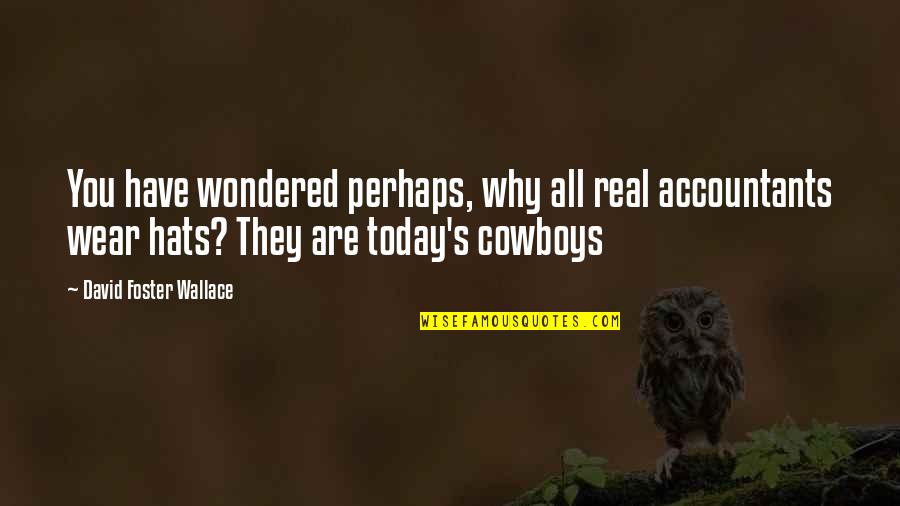 Nothing Happening In My Life Quotes By David Foster Wallace: You have wondered perhaps, why all real accountants