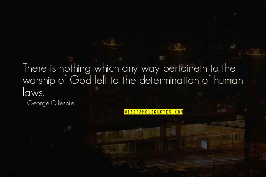 Nothing Is Left Quotes By George Gillespie: There is nothing which any way pertaineth to