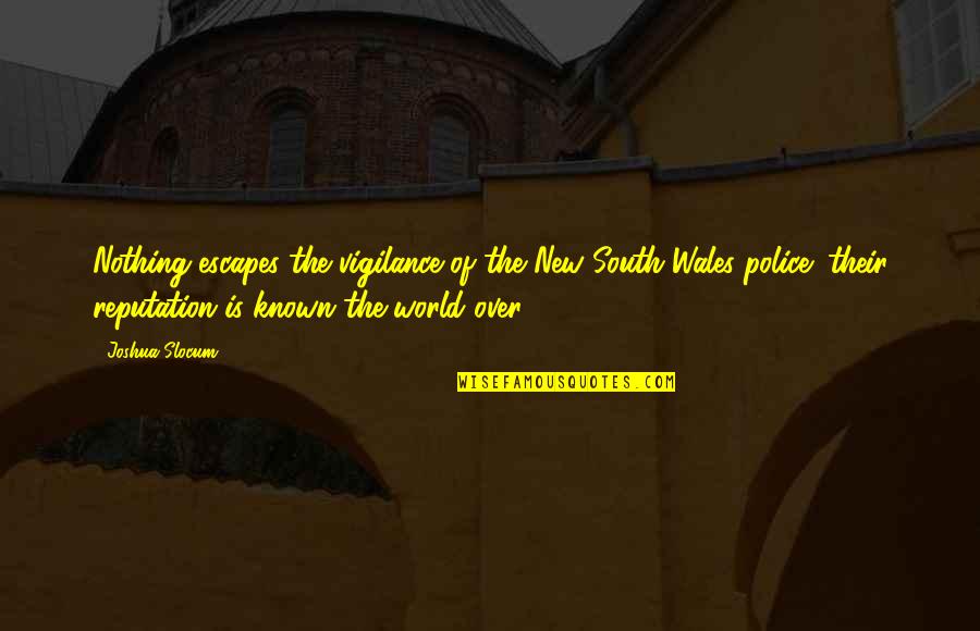 Nothing Is New Quotes By Joshua Slocum: Nothing escapes the vigilance of the New South