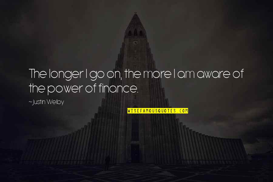 Noticeably Synonym Quotes By Justin Welby: The longer I go on, the more I