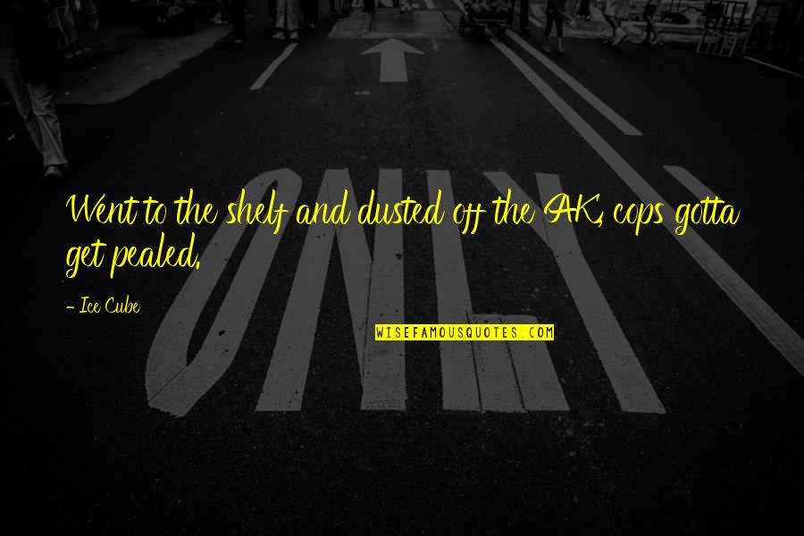 Notohippidae Quotes By Ice Cube: Went to the shelf and dusted off the