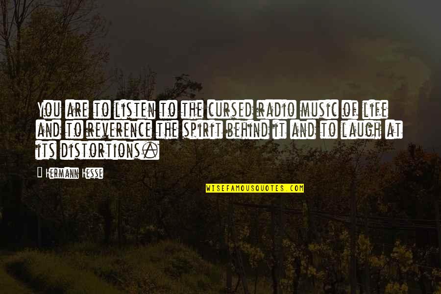 Nouatchi Quotes By Hermann Hesse: You are to listen to the cursed radio Nouatchi Quotes By Hermann Hesse: You are to listen to the cursed radio
