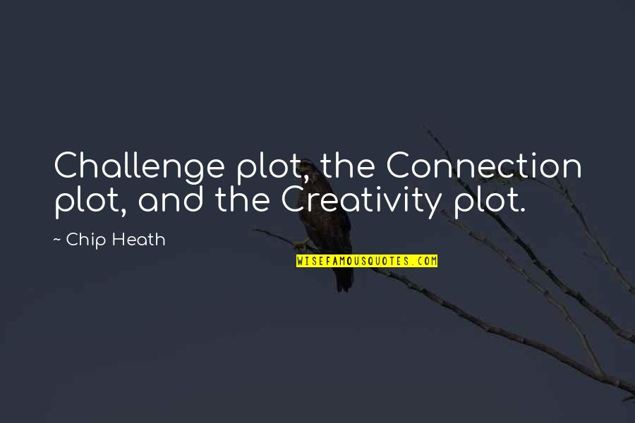Nourdin Boukharis Height Quotes By Chip Heath: Challenge plot, the Connection plot, and the Creativity