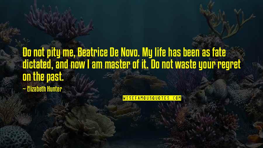 Novo Quotes By Elizabeth Hunter: Do not pity me, Beatrice De Novo. My