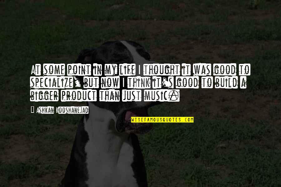 Now It's Good Quotes By Ashkan Kooshanejad: At some point in my life I thought Now It's Good Quotes By Ashkan Kooshanejad: At some point in my life I thought