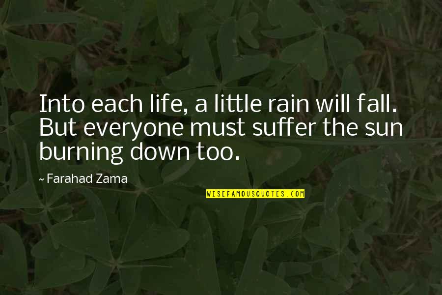 Nozicks Experience Quotes By Farahad Zama: Into each life, a little rain will fall. Nozicks Experience Quotes By Farahad Zama: Into each life, a little rain will fall.