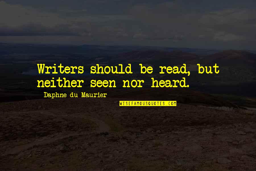 Ntra Stock Quotes By Daphne Du Maurier: Writers should be read, but neither seen nor Ntra Stock Quotes By Daphne Du Maurier: Writers should be read, but neither seen nor