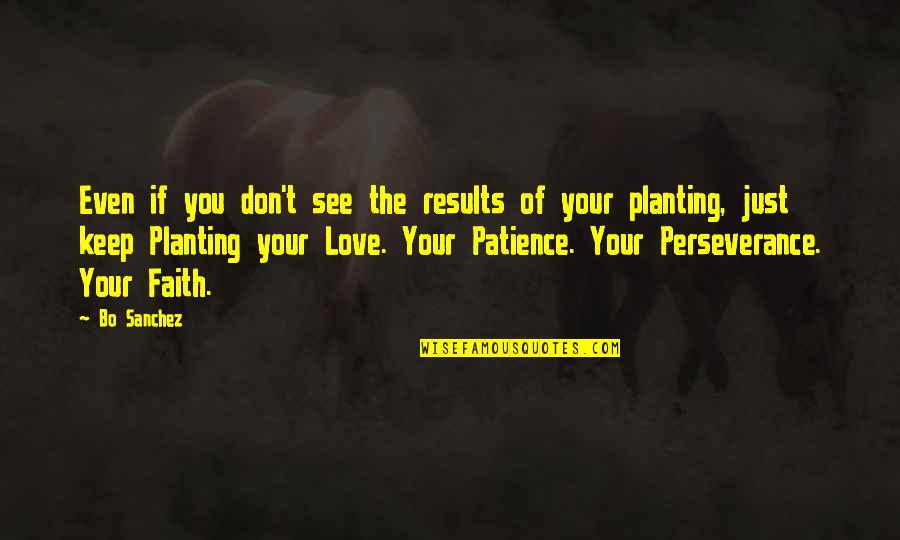 Nublense Quotes By Bo Sanchez: Even if you don't see the results of Nublense Quotes By Bo Sanchez: Even if you don't see the results of