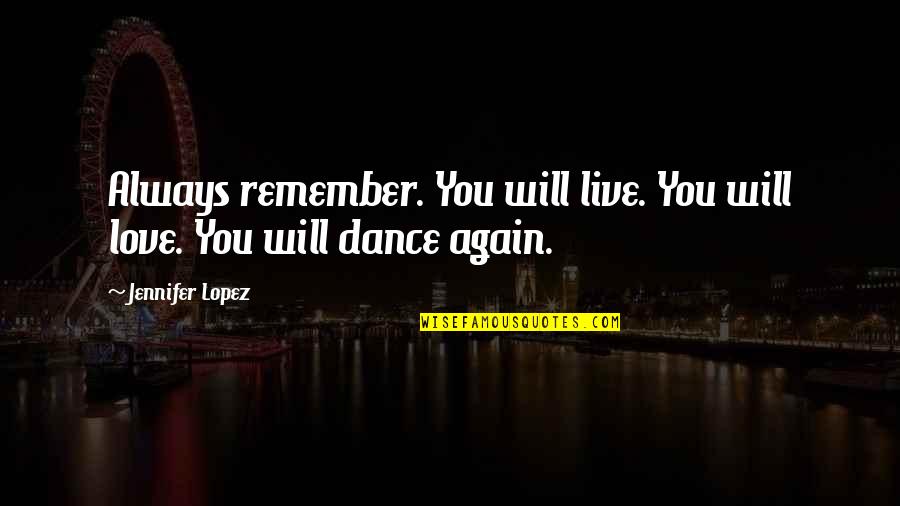 Nuggies Meme Quotes By Jennifer Lopez: Always remember. You will live. You will love. Nuggies Meme Quotes By Jennifer Lopez: Always remember. You will live. You will love.