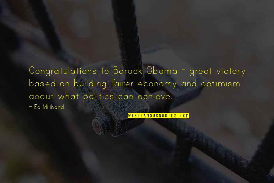 Nullest Quotes By Ed Miliband: Congratulations to Barack Obama - great victory based Nullest Quotes By Ed Miliband: Congratulations to Barack Obama - great victory based
