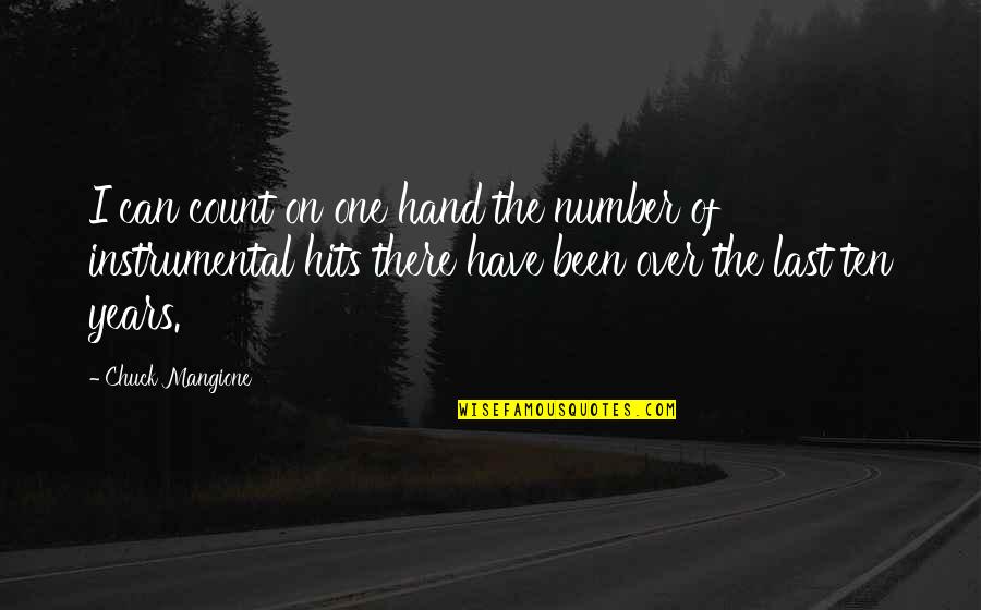 Number Of Years Quotes By Chuck Mangione: I can count on one hand the number