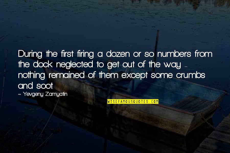 Numbers Quotes By Yevgeny Zamyatin: During the first firing a dozen or so