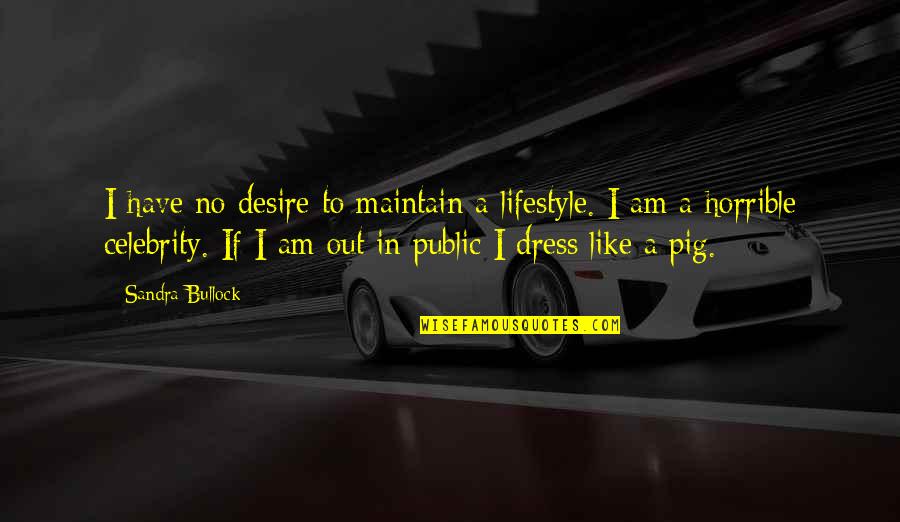 Numenius Americanus Quotes By Sandra Bullock: I have no desire to maintain a lifestyle. Numenius Americanus Quotes By Sandra Bullock: I have no desire to maintain a lifestyle.