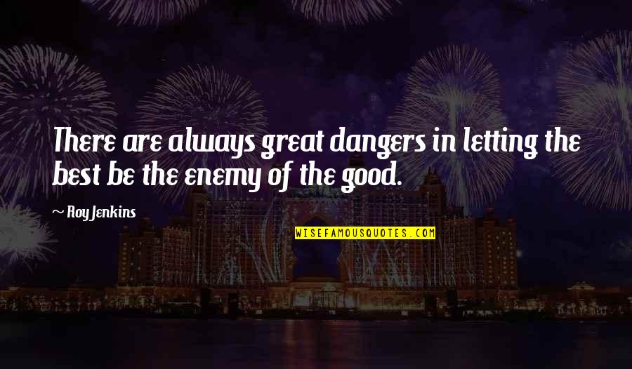 Nunley Quotes By Roy Jenkins: There are always great dangers in letting the