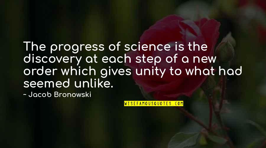 Nunziata Raschella Quotes By Jacob Bronowski: The progress of science is the discovery at Nunziata Raschella Quotes By Jacob Bronowski: The progress of science is the discovery at