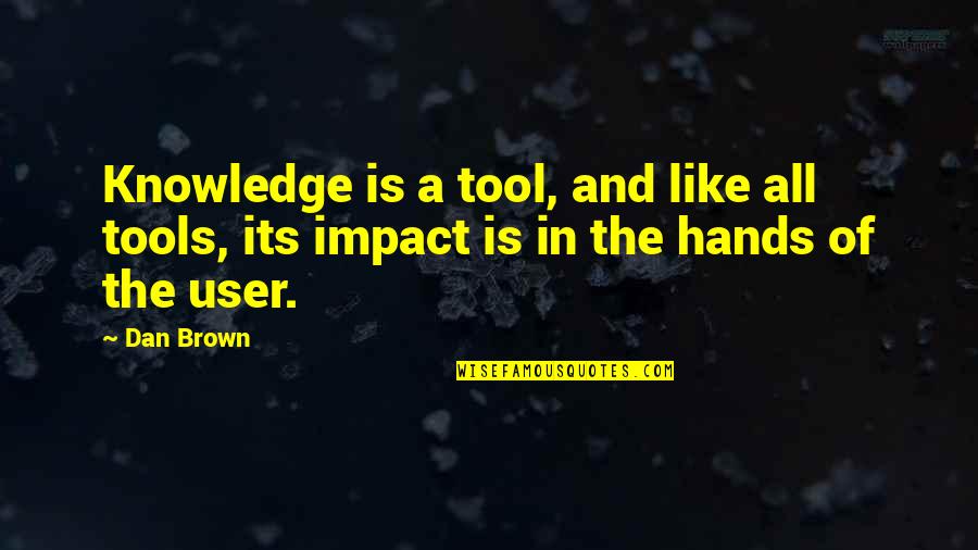 Nurburgring Nordschleife Quotes By Dan Brown: Knowledge is a tool, and like all tools,