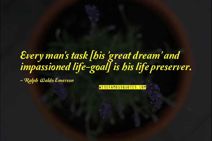Nutcase Vegan Quotes By Ralph Waldo Emerson: Every man's task [his 'great dream' and impassioned Nutcase Vegan Quotes By Ralph Waldo Emerson: Every man's task [his 'great dream' and impassioned