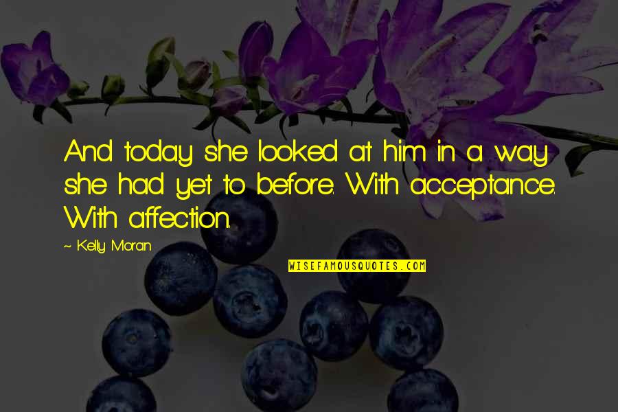 Nutsacks Mens Bag Quotes By Kelly Moran: And today she looked at him in a Nutsacks Mens Bag Quotes By Kelly Moran: And today she looked at him in a