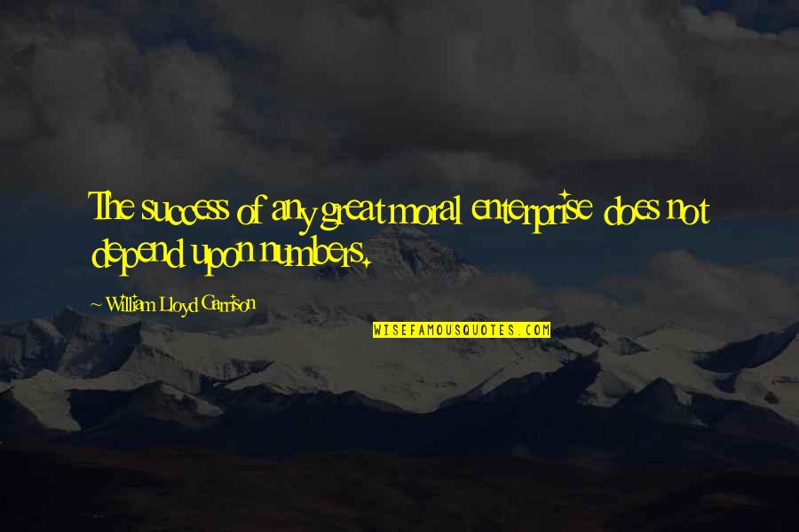Nutsacks Mens Bag Quotes By William Lloyd Garrison: The success of any great moral enterprise does Nutsacks Mens Bag Quotes By William Lloyd Garrison: The success of any great moral enterprise does