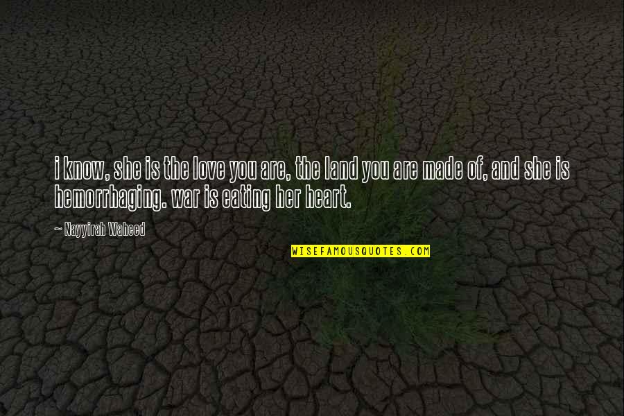 Nwakaibeya Quotes By Nayyirah Waheed: i know, she is the love you are, Nwakaibeya Quotes By Nayyirah Waheed: i know, she is the love you are,