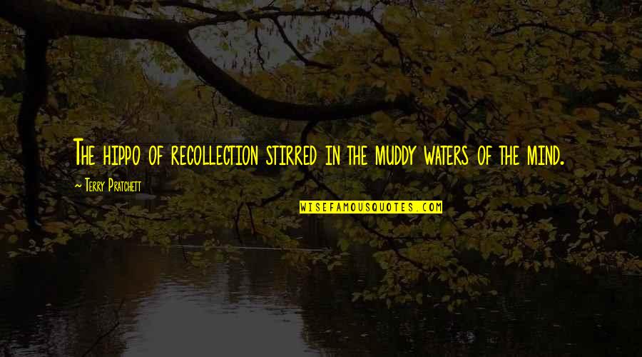 Nyc Melting Pot Quotes By Terry Pratchett: The hippo of recollection stirred in the muddy