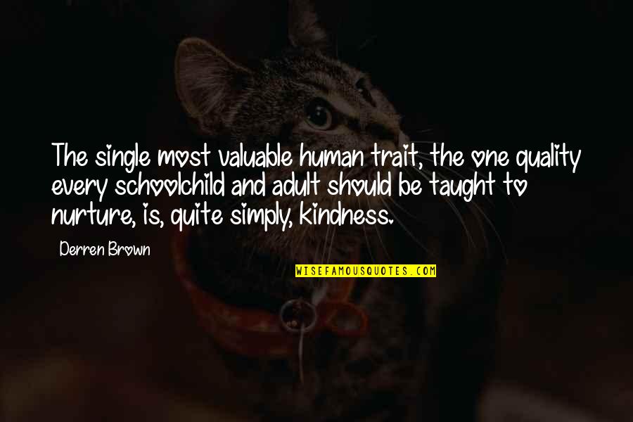 Nydamax Quotes By Derren Brown: The single most valuable human trait, the one Nydamax Quotes By Derren Brown: The single most valuable human trait, the one