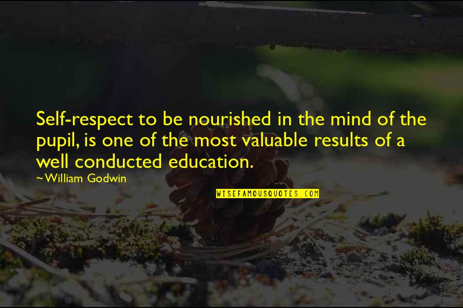 Nymphomaniac Quotes By William Godwin: Self-respect to be nourished in the mind of