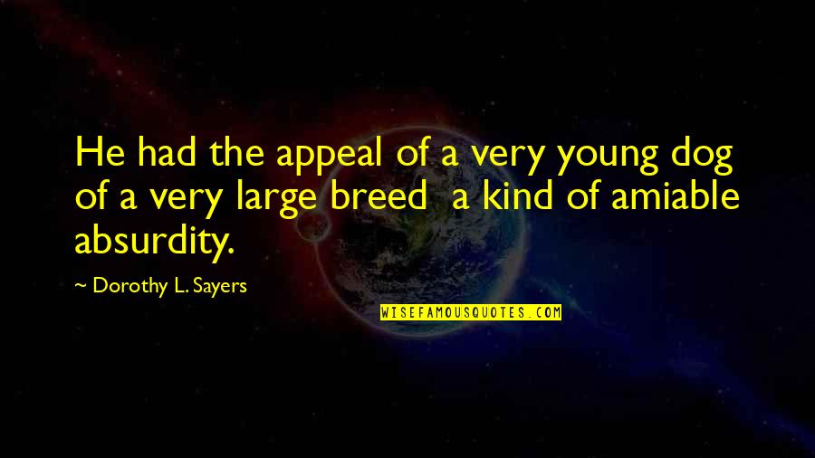 Nyrkkeily S Kki Quotes By Dorothy L. Sayers: He had the appeal of a very young Nyrkkeily S Kki Quotes By Dorothy L. Sayers: He had the appeal of a very young