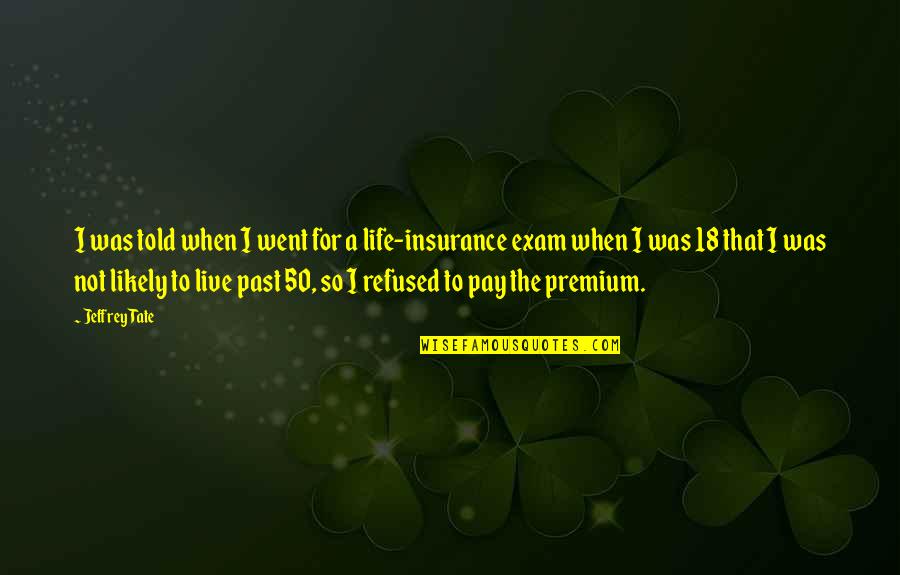 O L Exam Quotes By Jeffrey Tate: I was told when I went for a O L Exam Quotes By Jeffrey Tate: I was told when I went for a