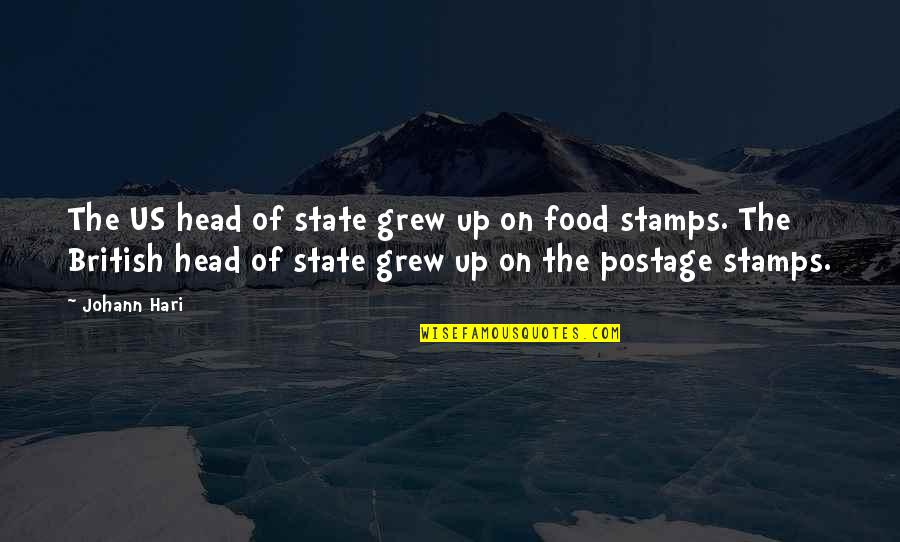 Obama Food Stamps Quotes By Johann Hari: The US head of state grew up on