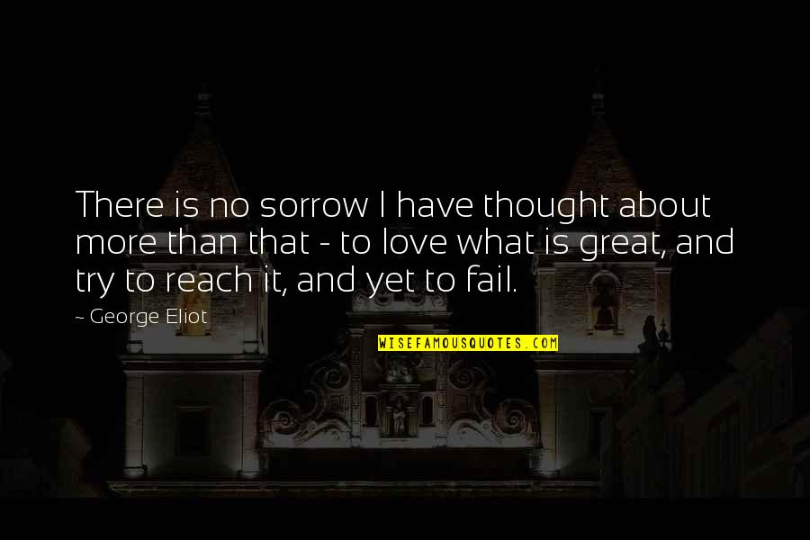 Obama No Longer Christian Nation Quote Quotes By George Eliot: There is no sorrow I have thought about