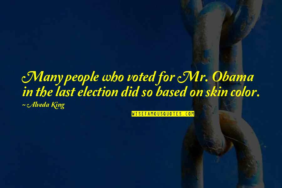 Obama Re Election Quotes By Alveda King: Many people who voted for Mr. Obama in