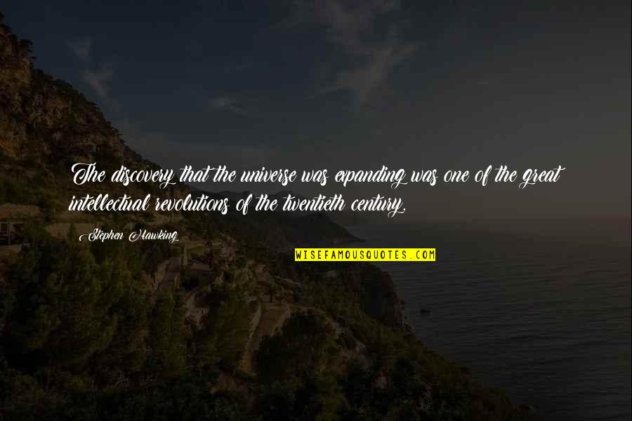 Obavijestiti Quotes By Stephen Hawking: The discovery that the universe was expanding was Obavijestiti Quotes By Stephen Hawking: The discovery that the universe was expanding was