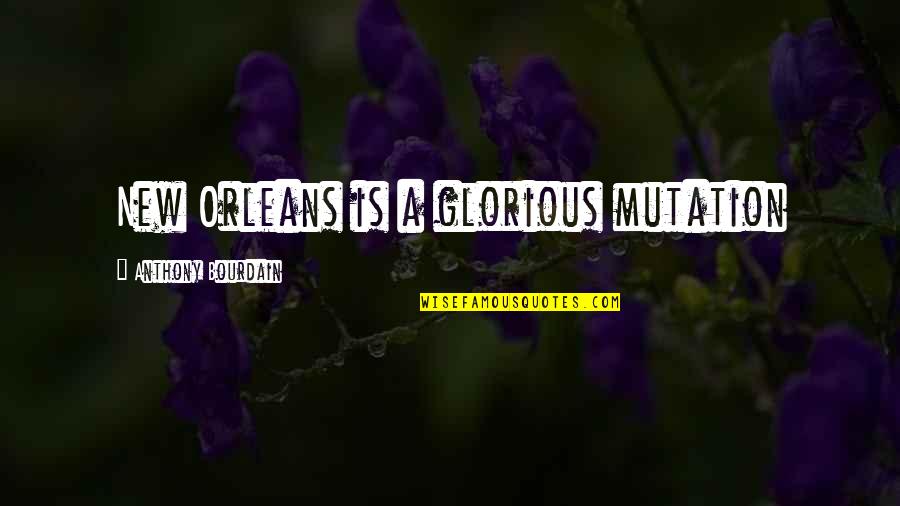 Obiectiv Vocea Quotes By Anthony Bourdain: New Orleans is a glorious mutation Obiectiv Vocea Quotes By Anthony Bourdain: New Orleans is a glorious mutation